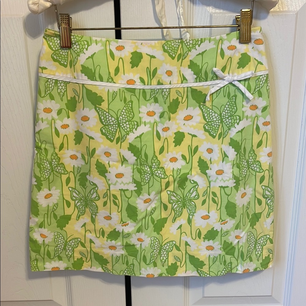Floral Green Skirt